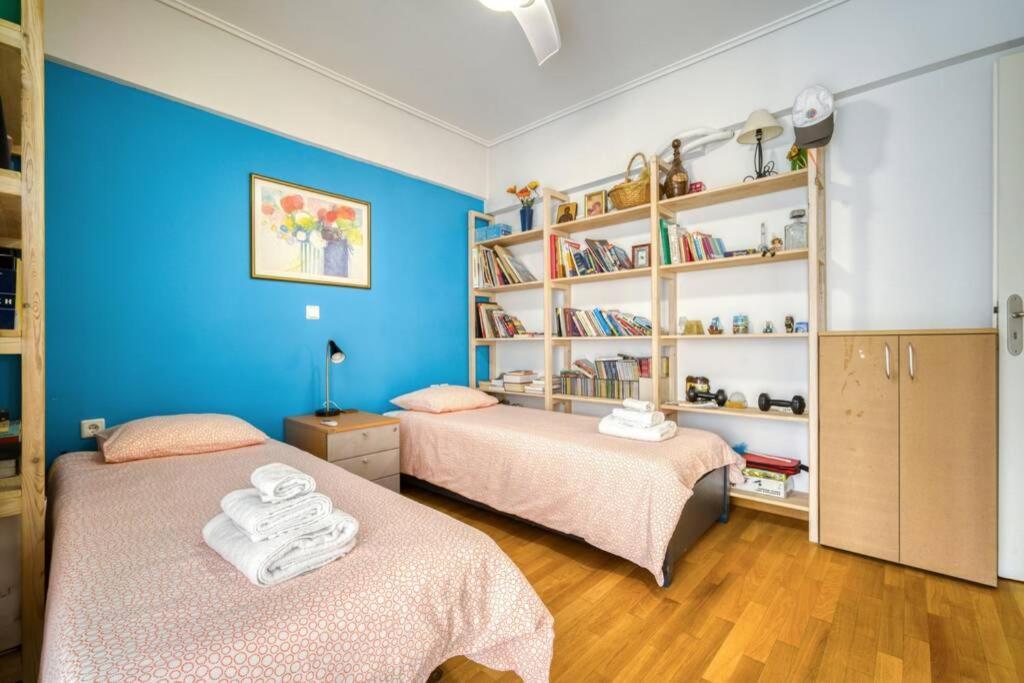 Spacious Family Flat Near Parthenon Free Parking Афины Экстерьер фото