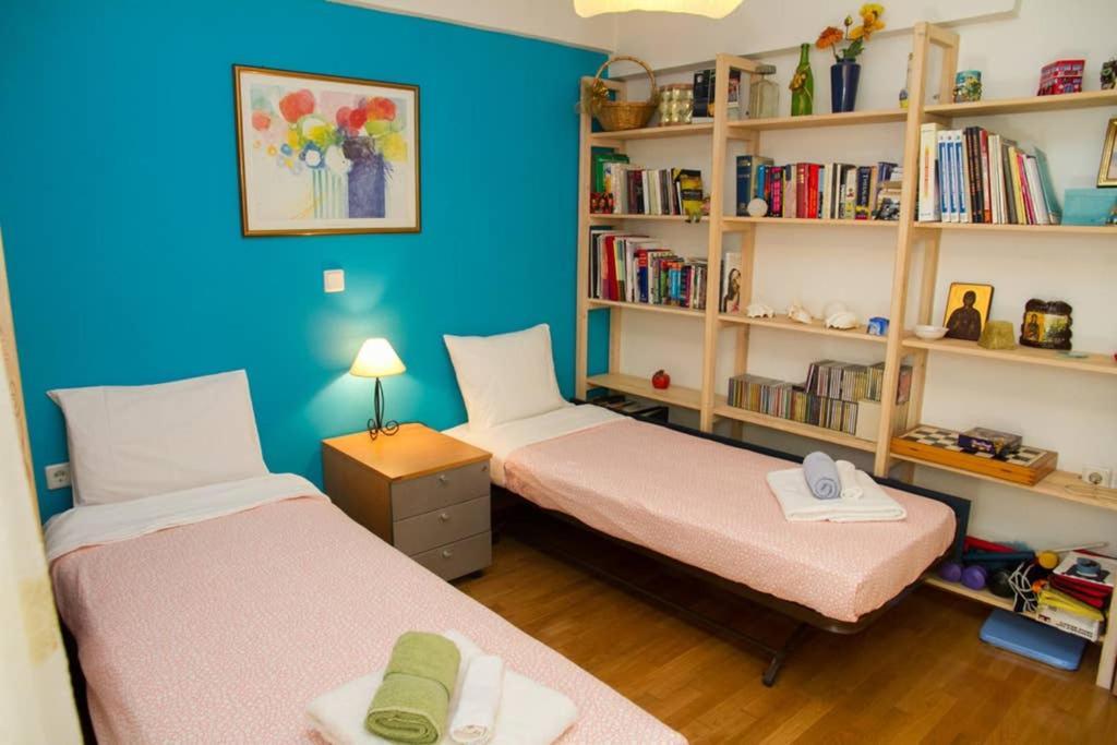 Spacious Family Flat Near Parthenon Free Parking Афины Экстерьер фото