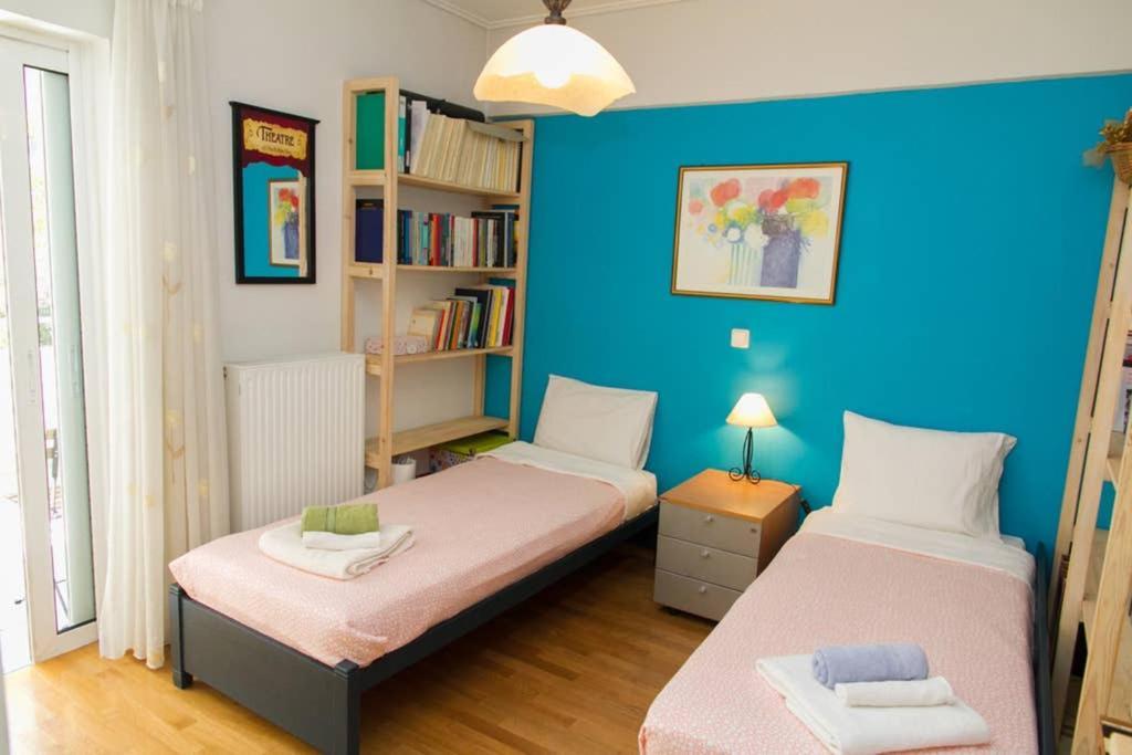 Spacious Family Flat Near Parthenon Free Parking Афины Экстерьер фото