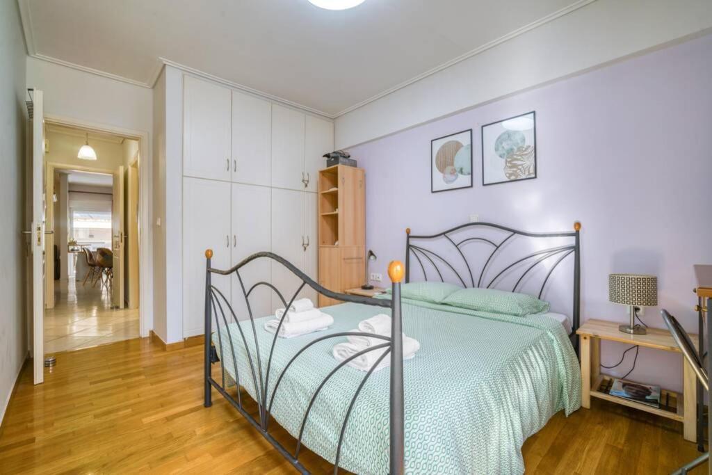 Spacious Family Flat Near Parthenon Free Parking Афины Экстерьер фото
