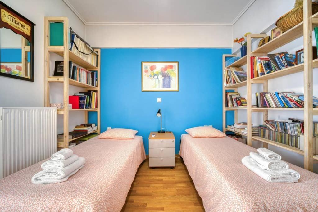 Spacious Family Flat Near Parthenon Free Parking Афины Экстерьер фото