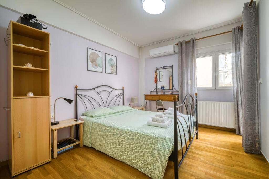 Spacious Family Flat Near Parthenon Free Parking Афины Экстерьер фото